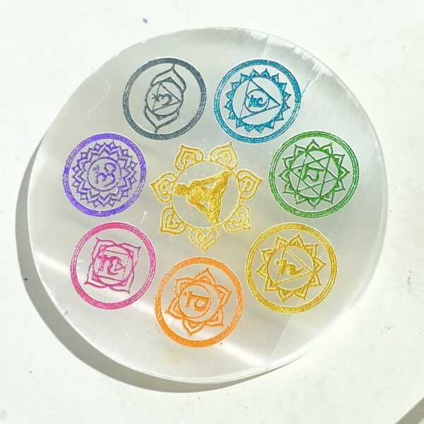 Celestial Chakra Selenite Plate